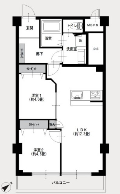 物件画像 玉川台スカイマンション 6階