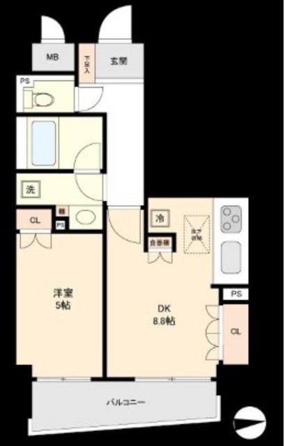 物件画像 パルテール白金 6階