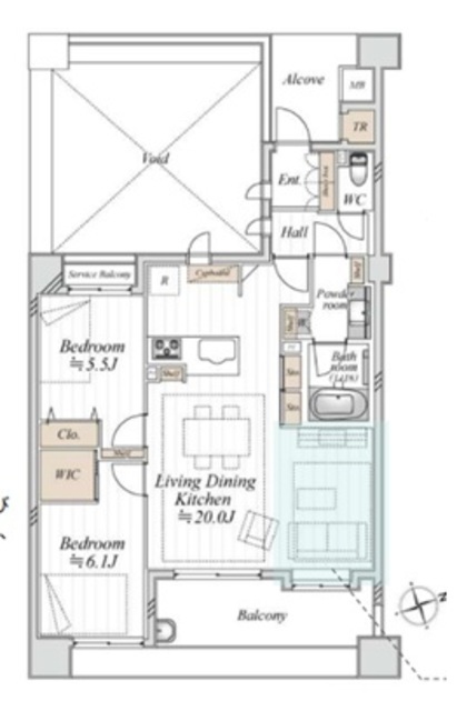 物件画像 ニューライズシティ東京ベイハイライズ 4階