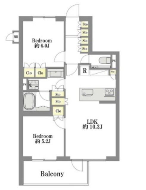 物件画像 プレシス千歳船橋 2階