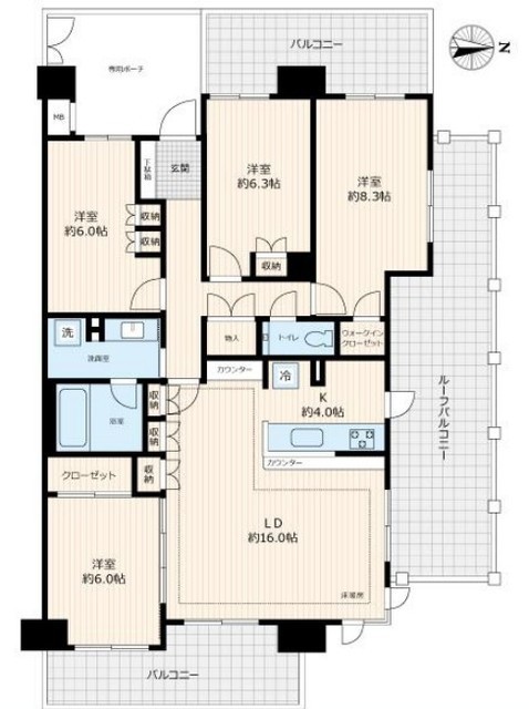 物件画像 ジェイシティ千歳烏山 3階