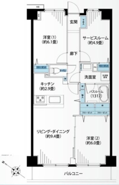 物件画像 藤和シティコープ杉並善福寺 6階