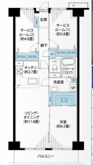 物件画像 蒲田グリーンパーク 4階