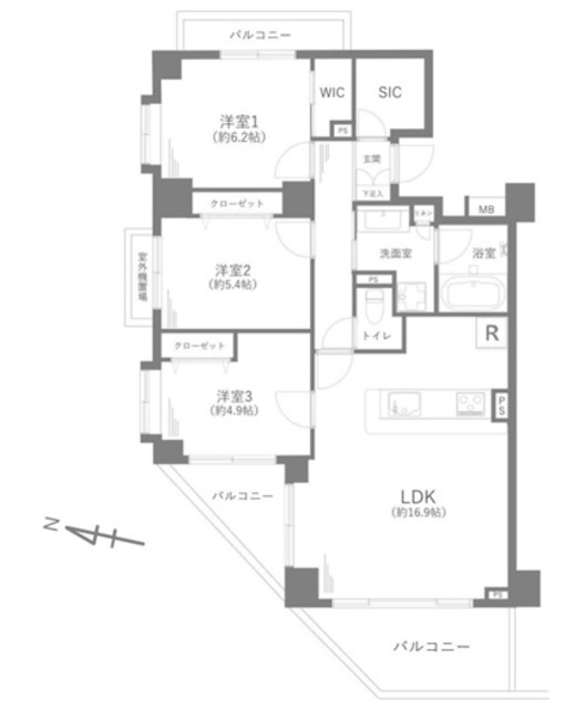 物件画像 グーディッシュ千歳船橋 6階