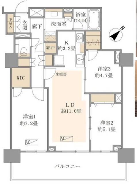 物件画像 プラウドタワー東池袋 14階