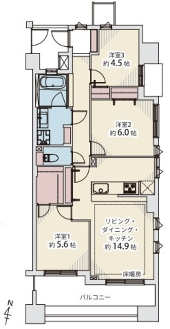 物件画像 サンクタス大森ヴァッサーハウス 13階