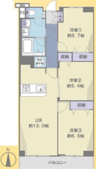 物件画像 赤羽神谷サンハイツ 5階