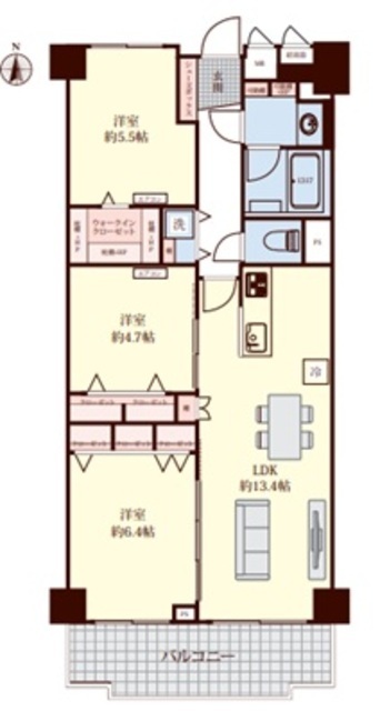 物件画像 多摩川ハウス 9階