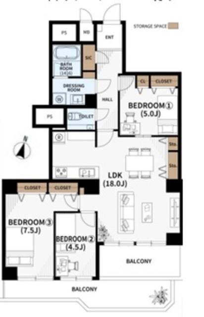 物件画像 シーアイマンション駒場 13階