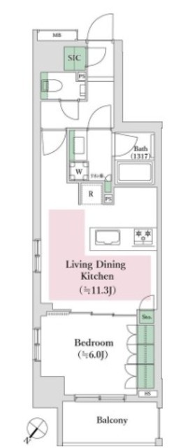物件画像 オープンレジデンシア日本橋馬喰町 11階