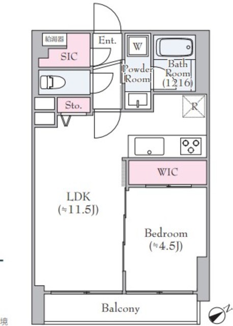 物件画像 築地武蔵野マンション 4階
