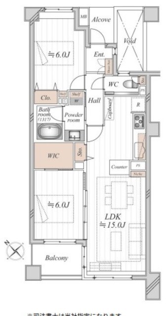 物件画像 ファミールヒルズ目黒東山 2階