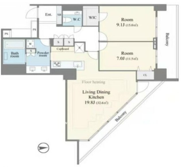 物件画像 コスモポリス品川 31階