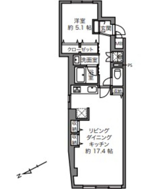 物件画像 菱和パレス品川中延 1階