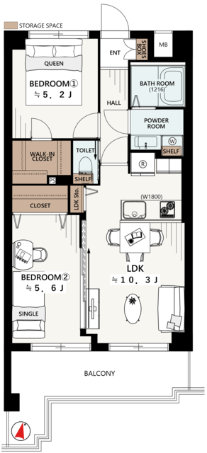 物件画像 グローウィング城南 7階