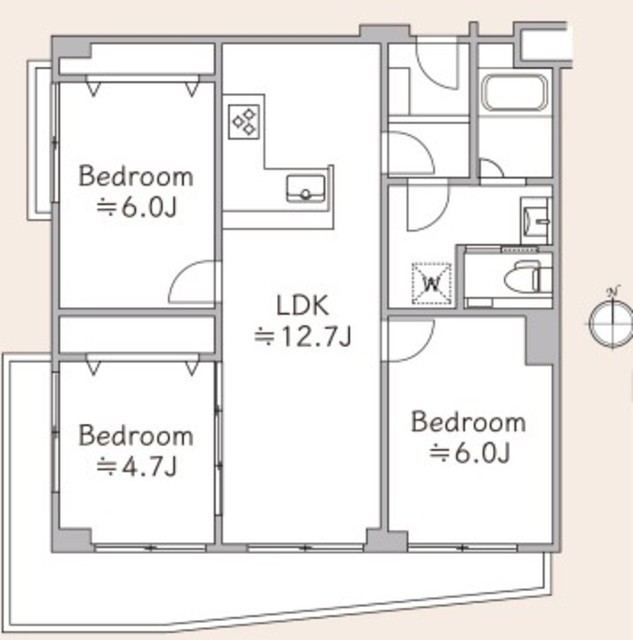物件画像 マンションニュー恵比寿 3階