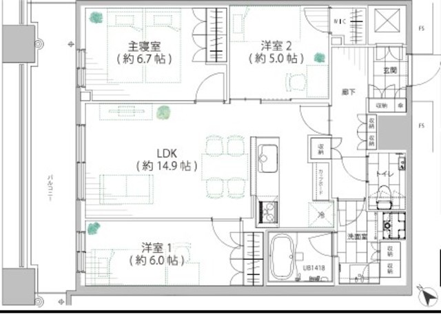 物件画像 勝どきザ・タワー 26階