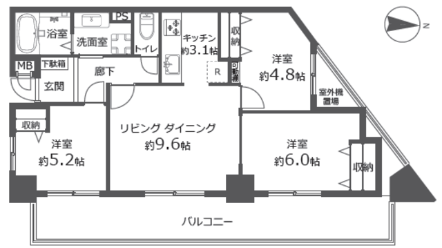 物件画像 セザール向島 3階