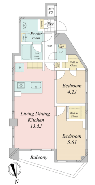 物件画像 中野坂上アムフラット 7階