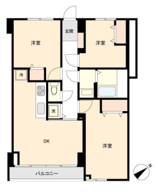 物件画像 カクエイ・ハイホーム 3階