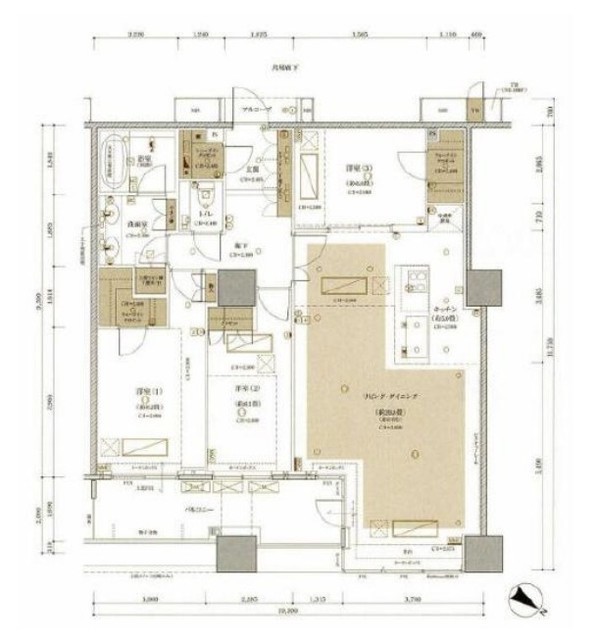 物件画像 ブリリアマーレ有明タワー&ガーデン 32階