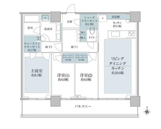 物件画像 パークシティ中野ザタワーエアーズ 23階