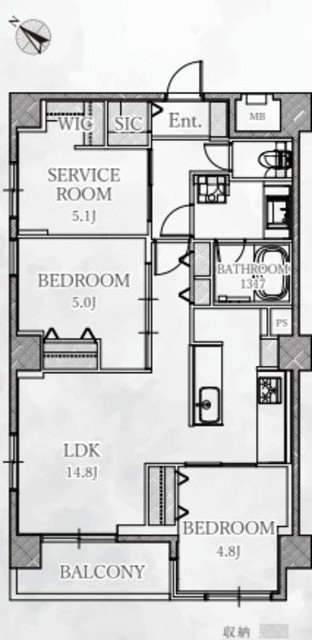 物件画像 タウンシップ文京根津 6階