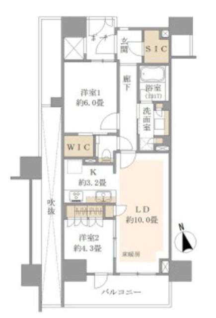 物件画像 パークハウス文京関口 6階
