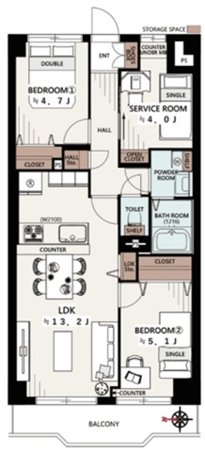 物件画像 エンゼルハイム大鳥居第8 3階