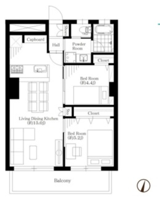 物件画像 日商岩井上高田マンション 6階