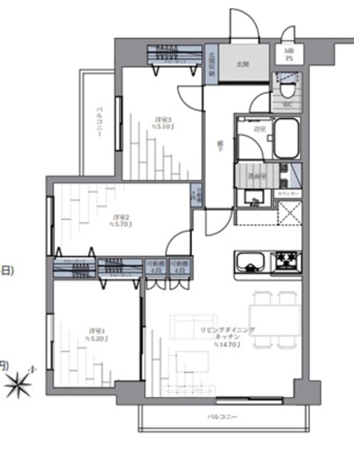 物件画像 ソネット上池袋 10階