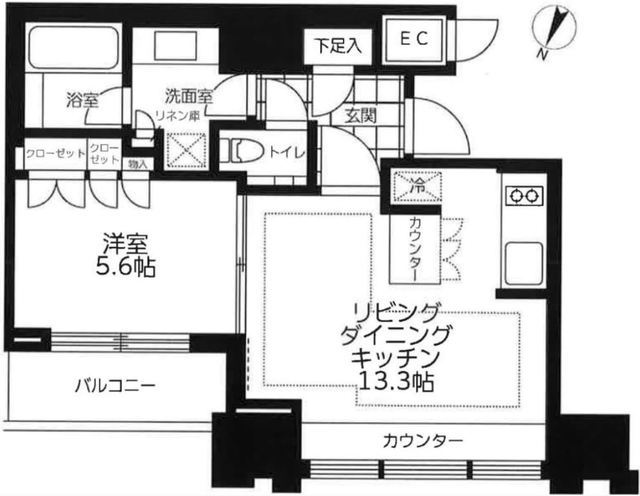 THE ROPPONGI TOKYO（ザ六本木東京） 17階 間取り図