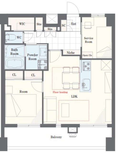 物件画像 ウィズウィース渋谷神南Ｎ棟 6階