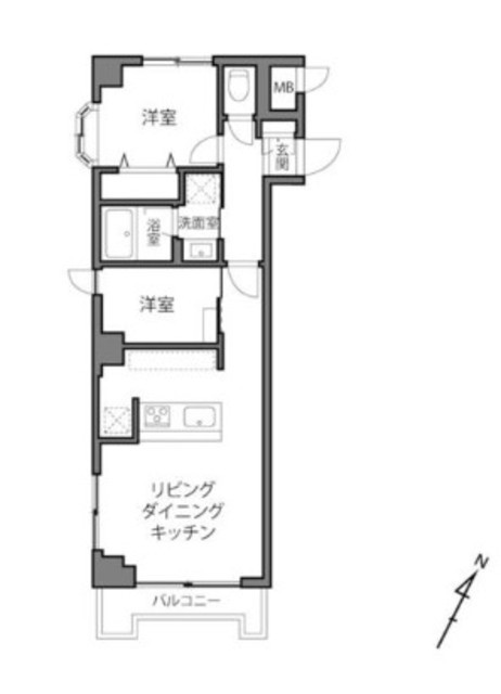物件画像 ピューイタケスズ三宿 2階