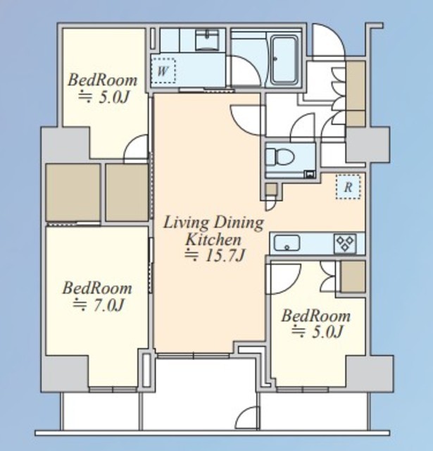 物件画像 プラウドタワー芝浦 13階