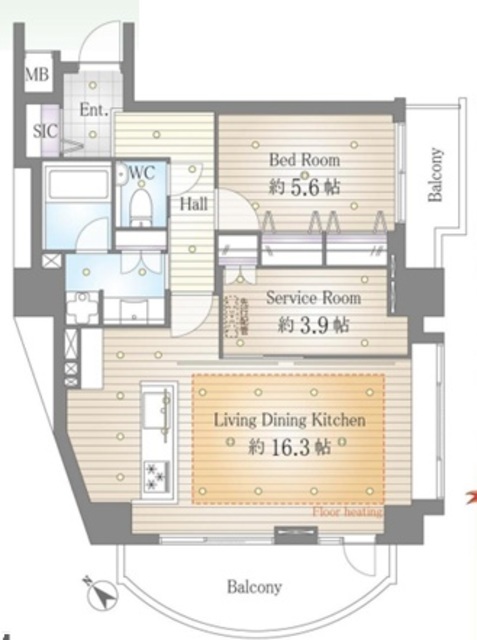 物件画像 朝日マンション白金通り 4階