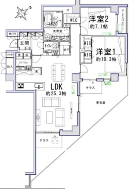 物件画像 等々力グランドヒルズ 1階
