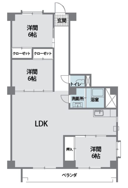 物件画像 パシフィック江古田マンション 6階