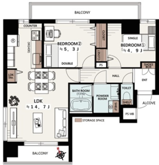 物件画像 コスモ門前仲町 8階
