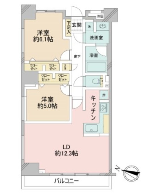 物件画像 藤和シティホームズ根津 5階