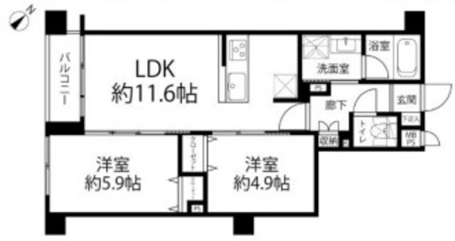 物件画像 マイキャッスル小石川 2階