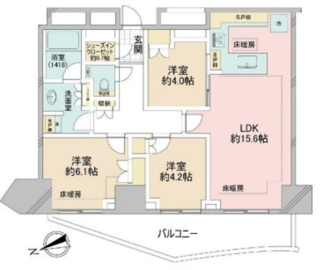 物件画像 パークタワー東中野グランドエア 20階