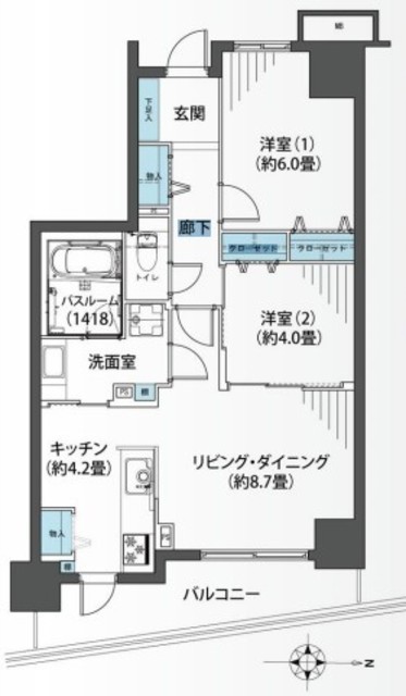物件画像 シュロス台東根岸 4階