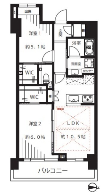 物件画像 勝どきビュータワー 46階