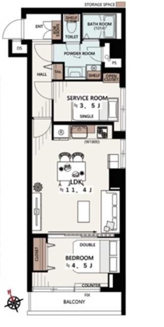 物件画像 サニーコーポ新宿 5階
