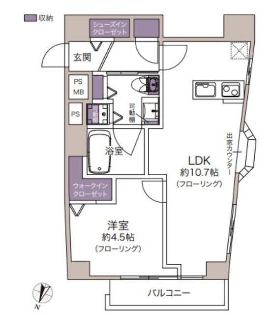 物件画像 ダイアパレス都立大 3階