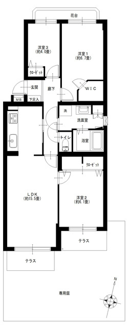 物件画像 パーク・ハイム豊玉北 1階
