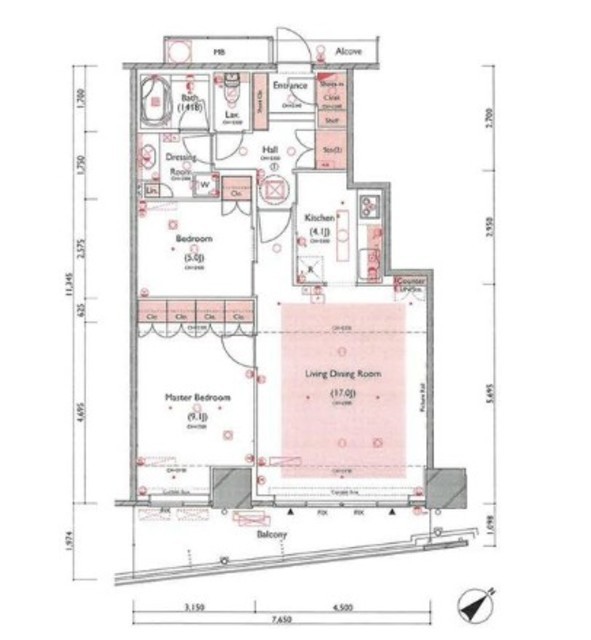 物件画像 キャピタルマークタワー 36階