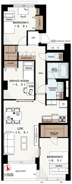 物件画像 セトル田園調布 2階