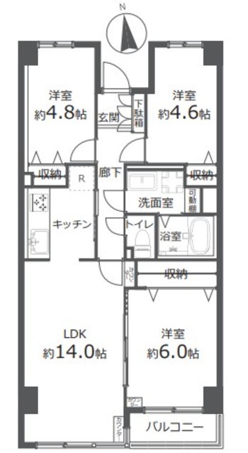 物件画像 グリーンパーク東砂 5階